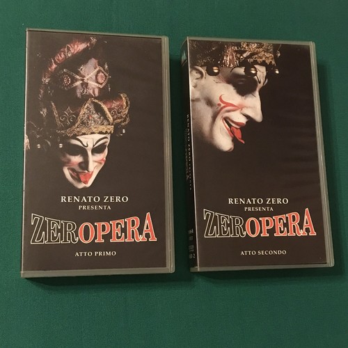 Renato zero vhs zeropera - zero,